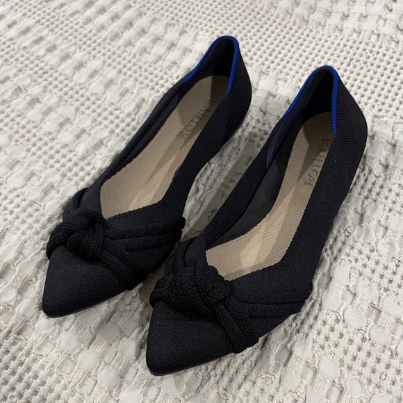 Rothy's Shoes - Rothy's - The Knot Point II - Black